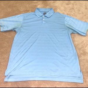 Mens Blue Adidas Polo Shirt